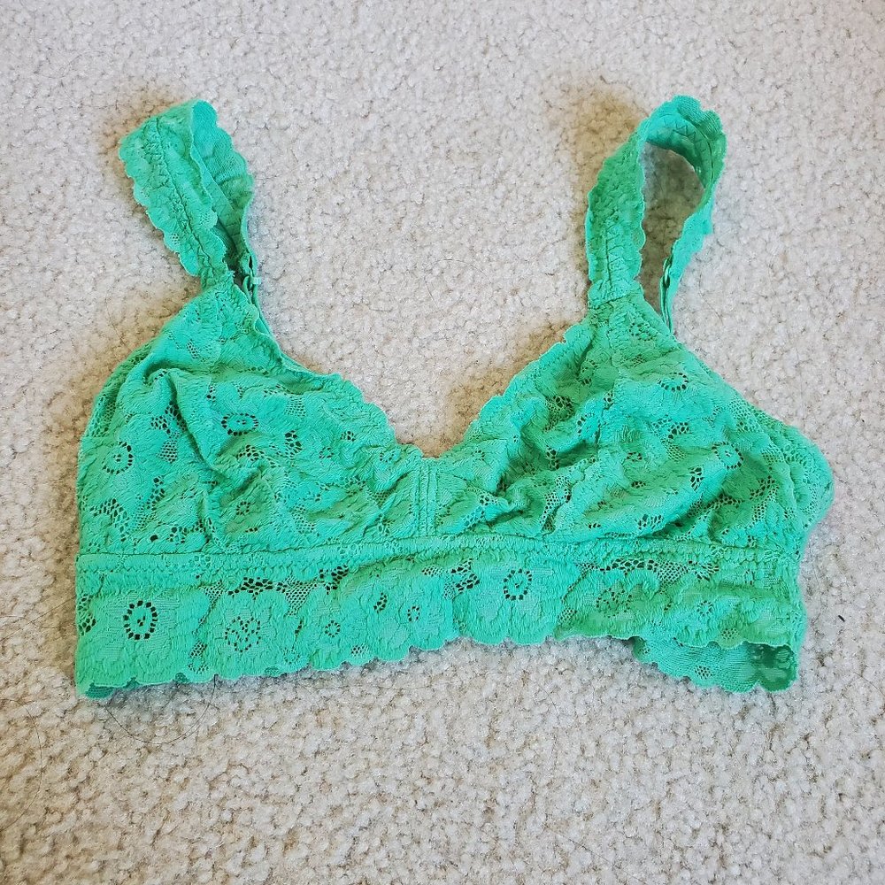 Aerie Green Lace Bralette